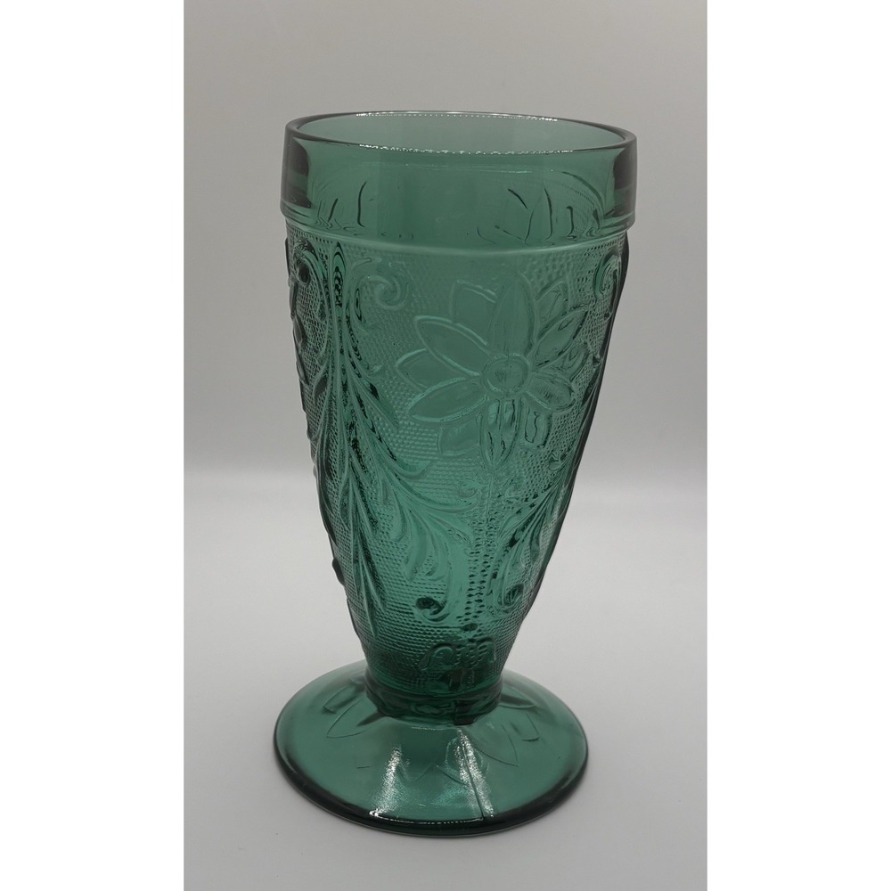 Tiara Sandwich Spruce Green Collection Iced Tea Glass